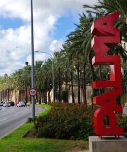 Palma - Schriftzug Paseo Maritimo