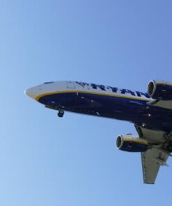 Ryanair Nahaufnahme Landung